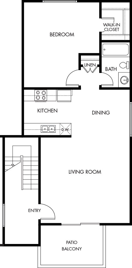 One Bedroom One Bath One Bedroom One Bath